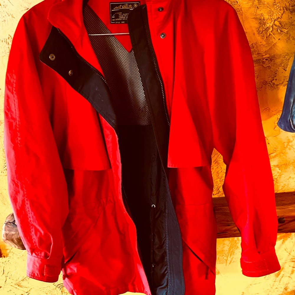 Vintage Eddie Bauer rain jacket.